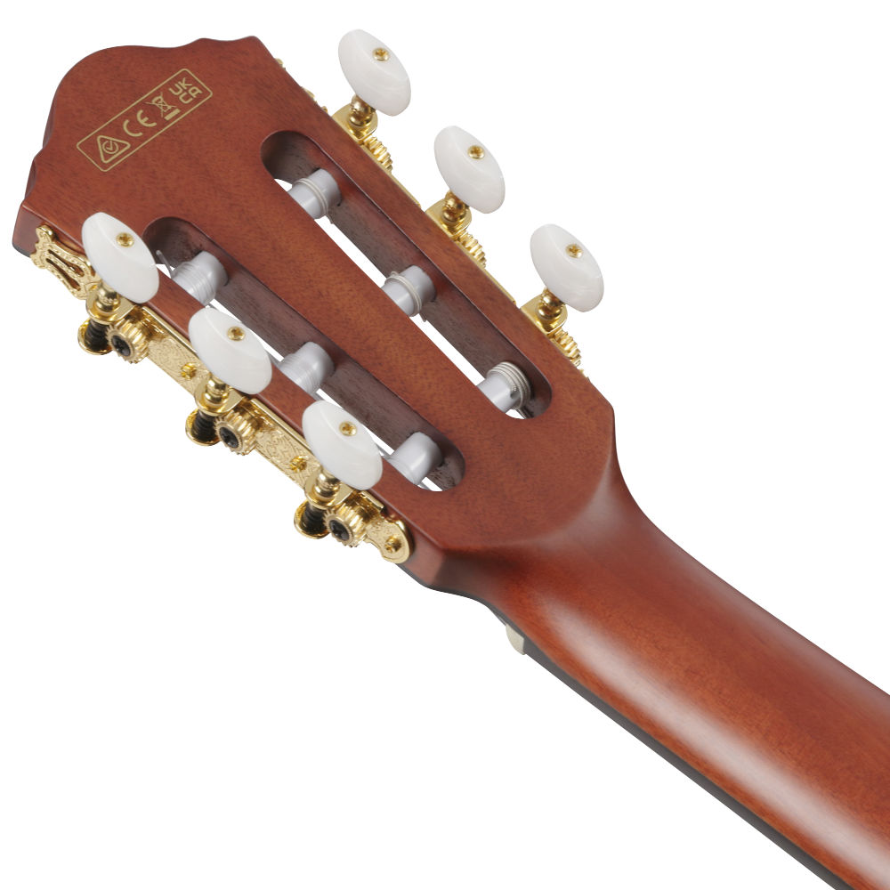 IBANEZ アイバニーズ FRH20SMN-TCL ナイロンエレクトリックギター エレガットギター ヘッドバック画像