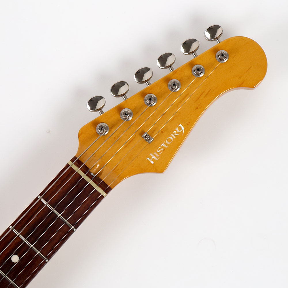 【中古】 HISTORY ヒストリー HS-SV Black 2019年製 ストラトキャスタータイプ オールラッカー塗装 日本製 エレキギター ヘッド