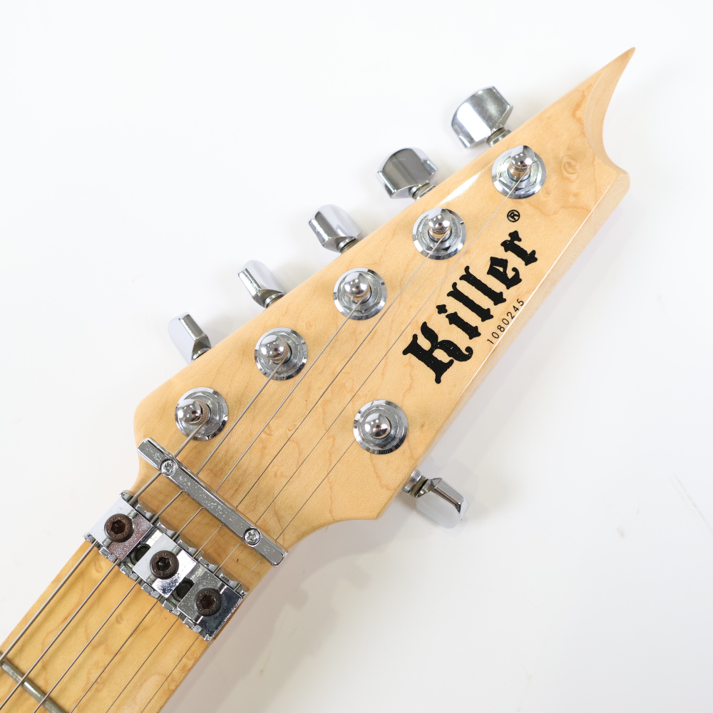【中古】 エレキギター Killer KG Scary Natural Maple fingerboard キラー KGスケアリー バーズアイネック シャーラーブリッジ搭載機 詳細画像