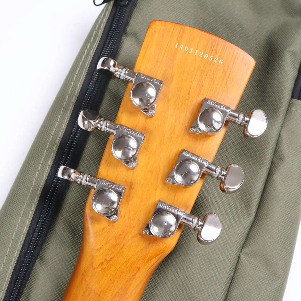 【中古】 アコースティックギター Epiphone Dobro Hound Dog Deluxe Roundneck Vintage Brown 2014年製 Resonator Guitar レゾネーターギター エピフォン ドブロ ハウンドドッグ ヘッド裏画像