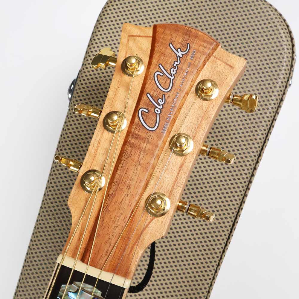 【中古】 アコースティックギター Cole Clark FL3EC-BB コールクラーク Bunyaトップ Australian Blackwoodバック＆サイド ヘッド画像