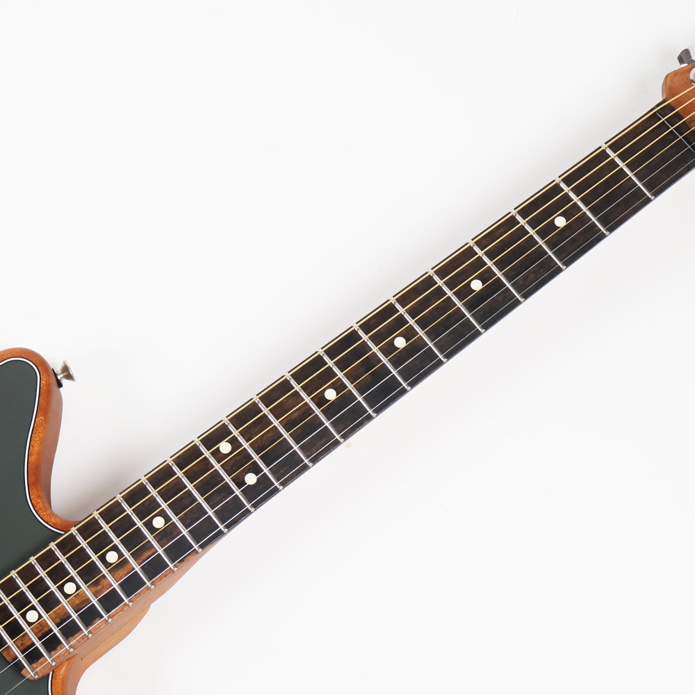 【中古】 Fender USA American Acoustasonic Jazzmaster Tungsten 2023年製 エレクトリックアコースティックギター 指板