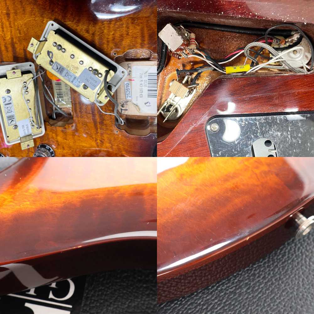 【中古】 エレキギター PRS CE 24 Burnt Amber Wraparound Smokeburst 2018年製 Paul Reed Smith ポールリードスミス 内部 傷 