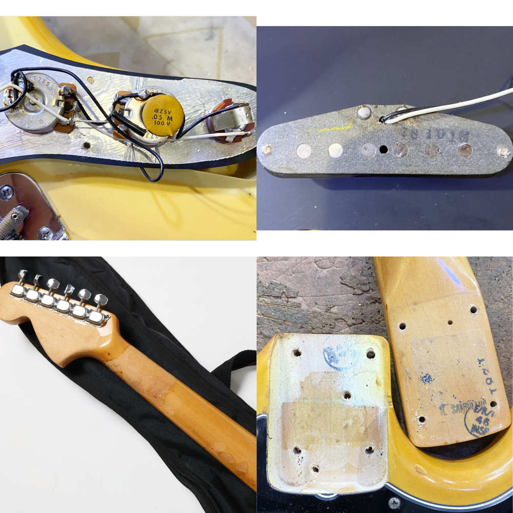 【中古】フェンダー ミュージックマスター Fender Musicmaster White 1978年製 エレキギター 傷 