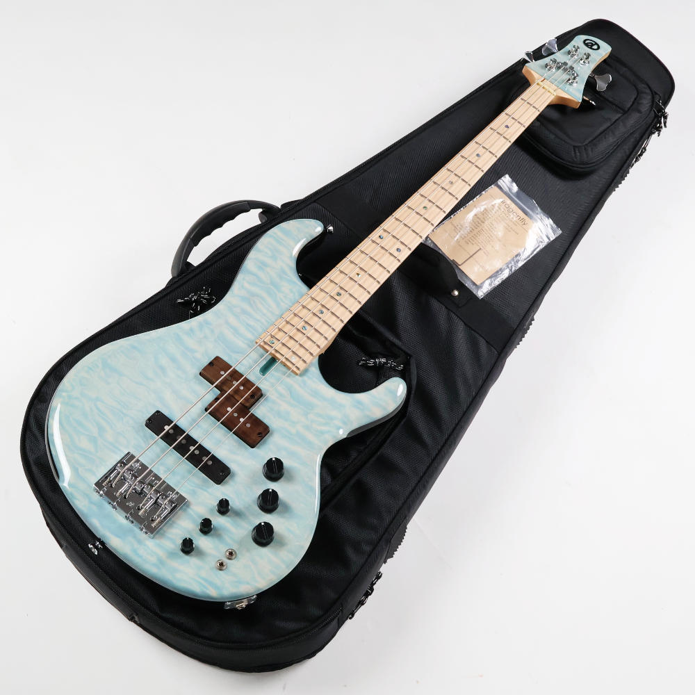 【中古】 dragonfly ドラゴンフライ CPS-5 CUSTOM QUILTED MAPLE 5A / ALDER TRANS LIGHT BLUE GROSS 4弦エレキベース
