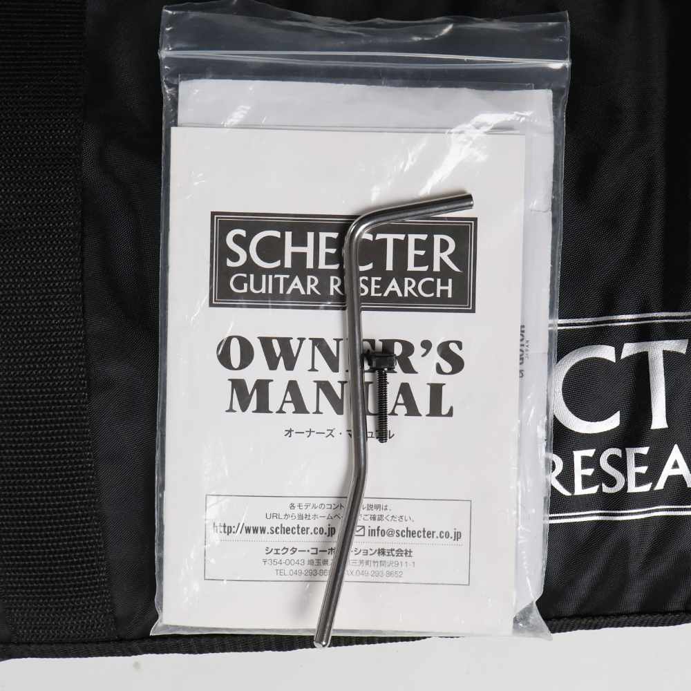 【中古】 エレキギター SCHECTER BH-1-STD-24 Deep Blue シェクター アッシュ材採用 MONSTER TONEピックアップ搭載 付属品画像