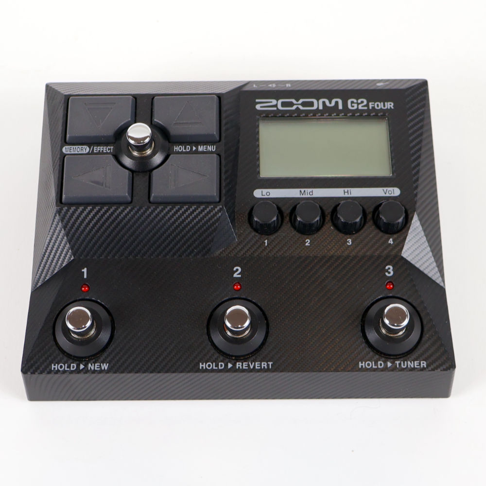 【中古】 ZOOM G2 FOUR ギターマルチエフェクター アンプエミュレーター 正面