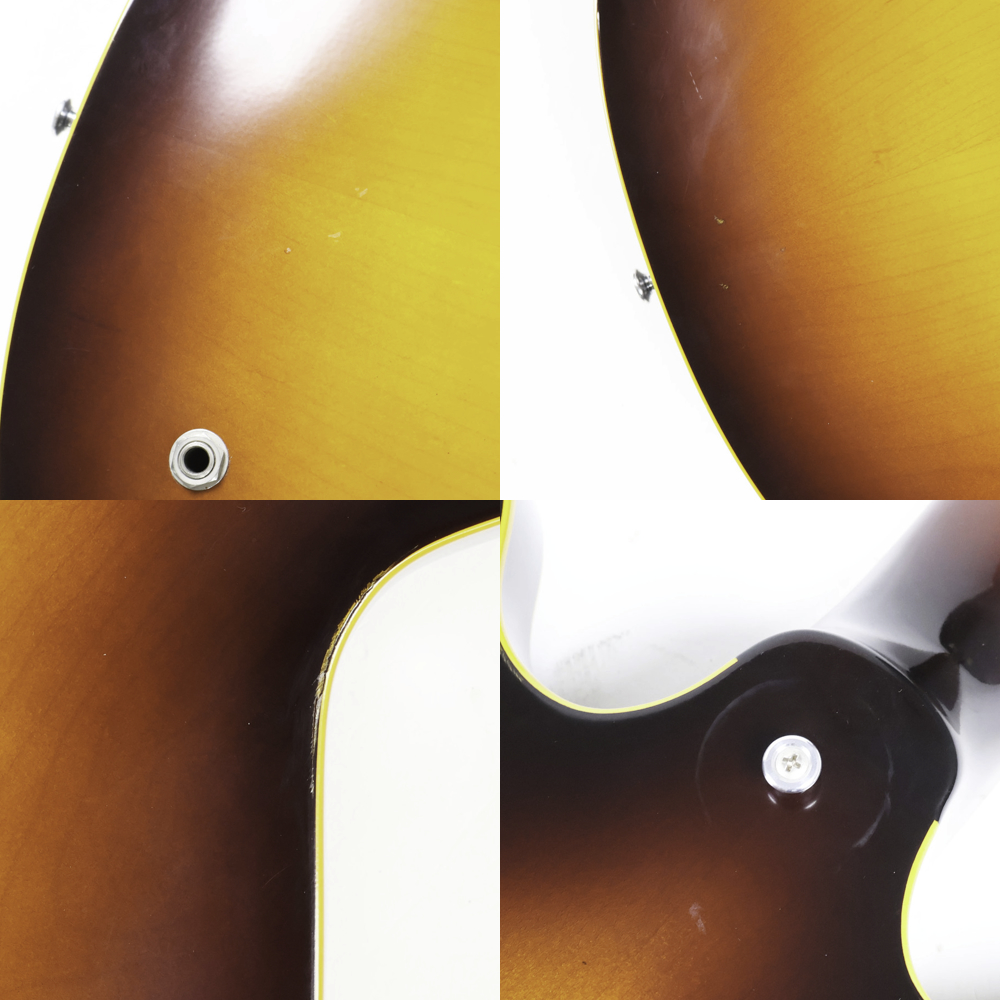 【中古】 エレキギター Edwards by ESP E-SA-160LTS Tabacco Sunburst エドワーズ セミアコースティックギター 335スタイル 傷