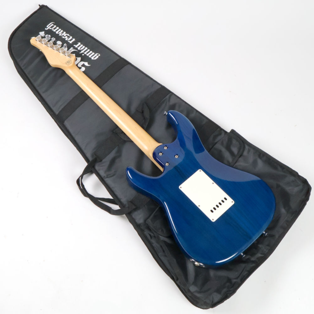 【中古】 エレキギター SCHECTER BH-1-STD-24 Deep Blue シェクター アッシュ材採用 MONSTER TONEピックアップ搭載 ボディバック