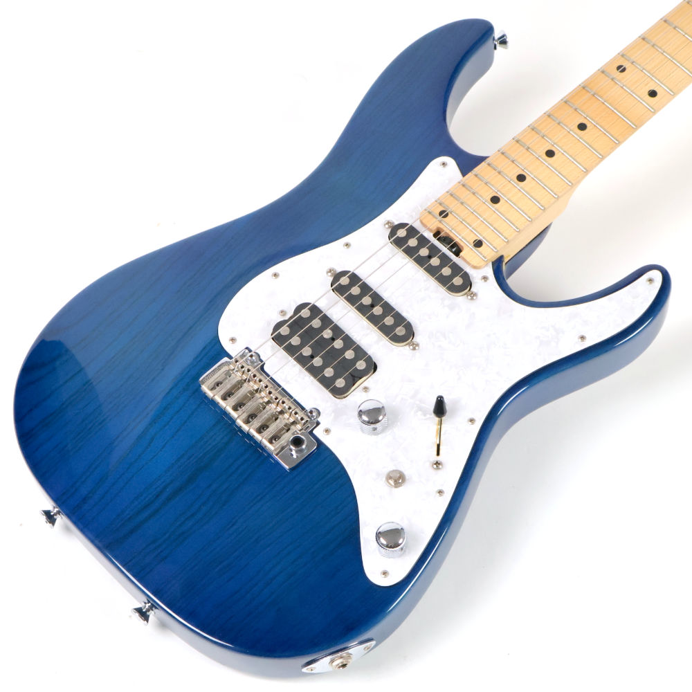 【中古】 エレキギター SCHECTER BH-1-STD-24 Deep Blue シェクター アッシュ材採用 MONSTER TONEピックアップ搭載 トップ