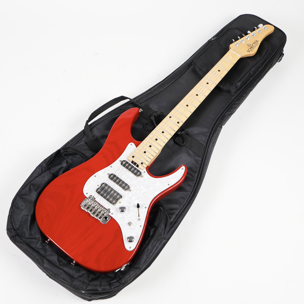 【中古】 エレキギター SCHECTER BH-1-STD-24 RED ( See-Thru Red ) シェクター アッシュ材採用 MONSTER TONEピックアップ搭載