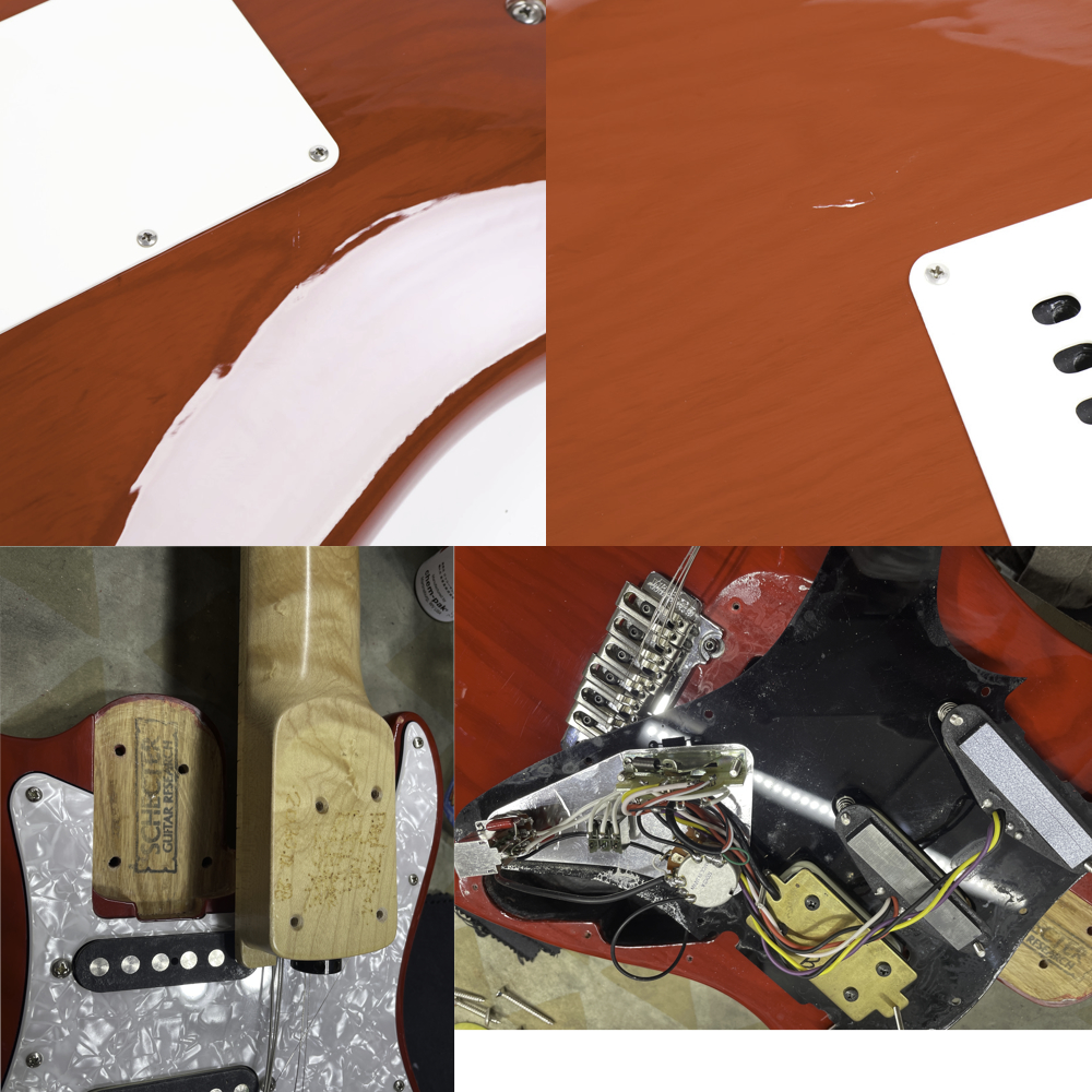 【中古】 エレキギター SCHECTER BH-1-STD-24 RED ( See-Thru Red ) シェクター アッシュ材採用 MONSTER TONEピックアップ搭載 アッセンブリー