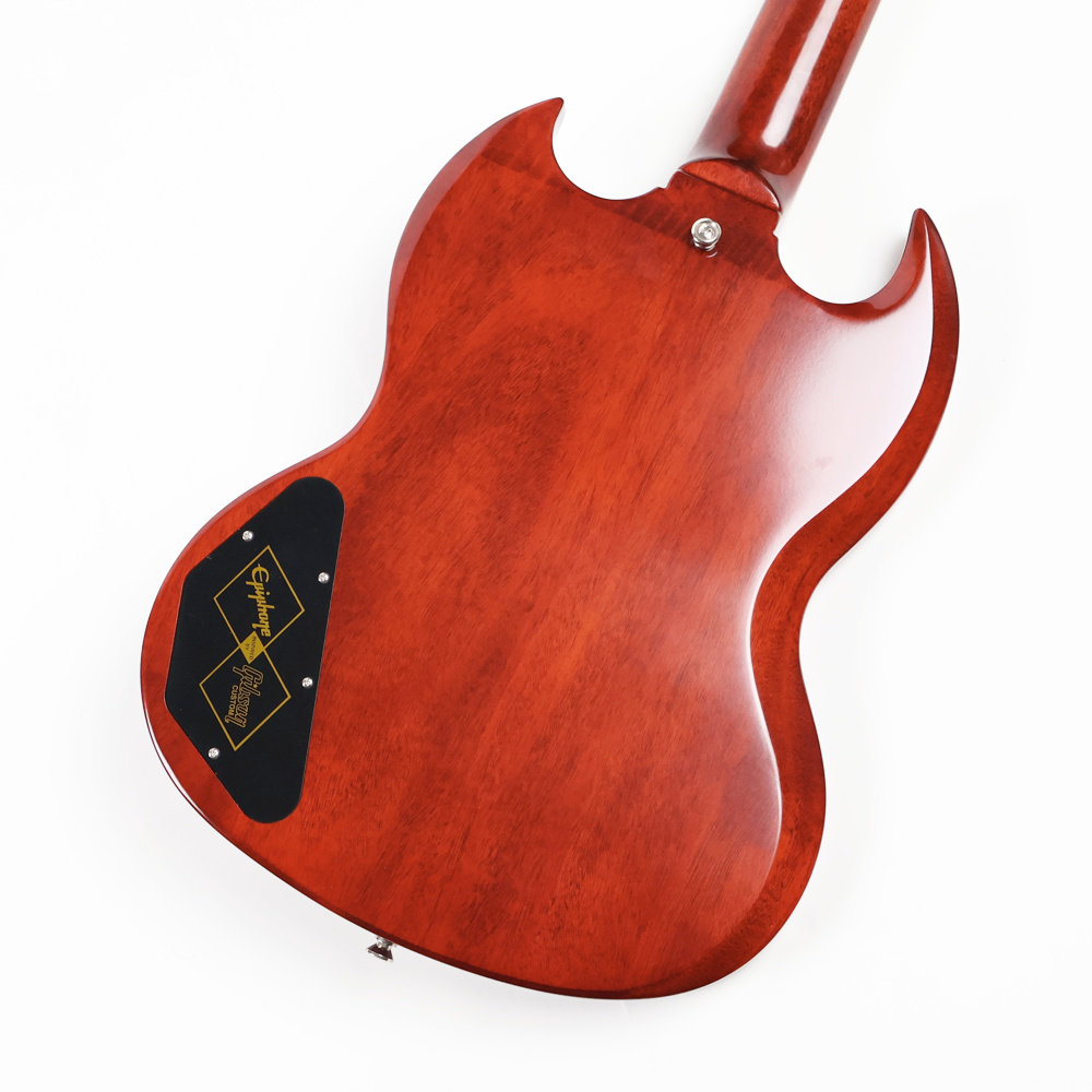 【中古】エレキギター Epiphone Inspired by Gibson Custom 1964 SG Standard with Maestro Vibrola Reissue Cherry Red 2024年製 エピフォン SG マエストロビブラート ボディバック