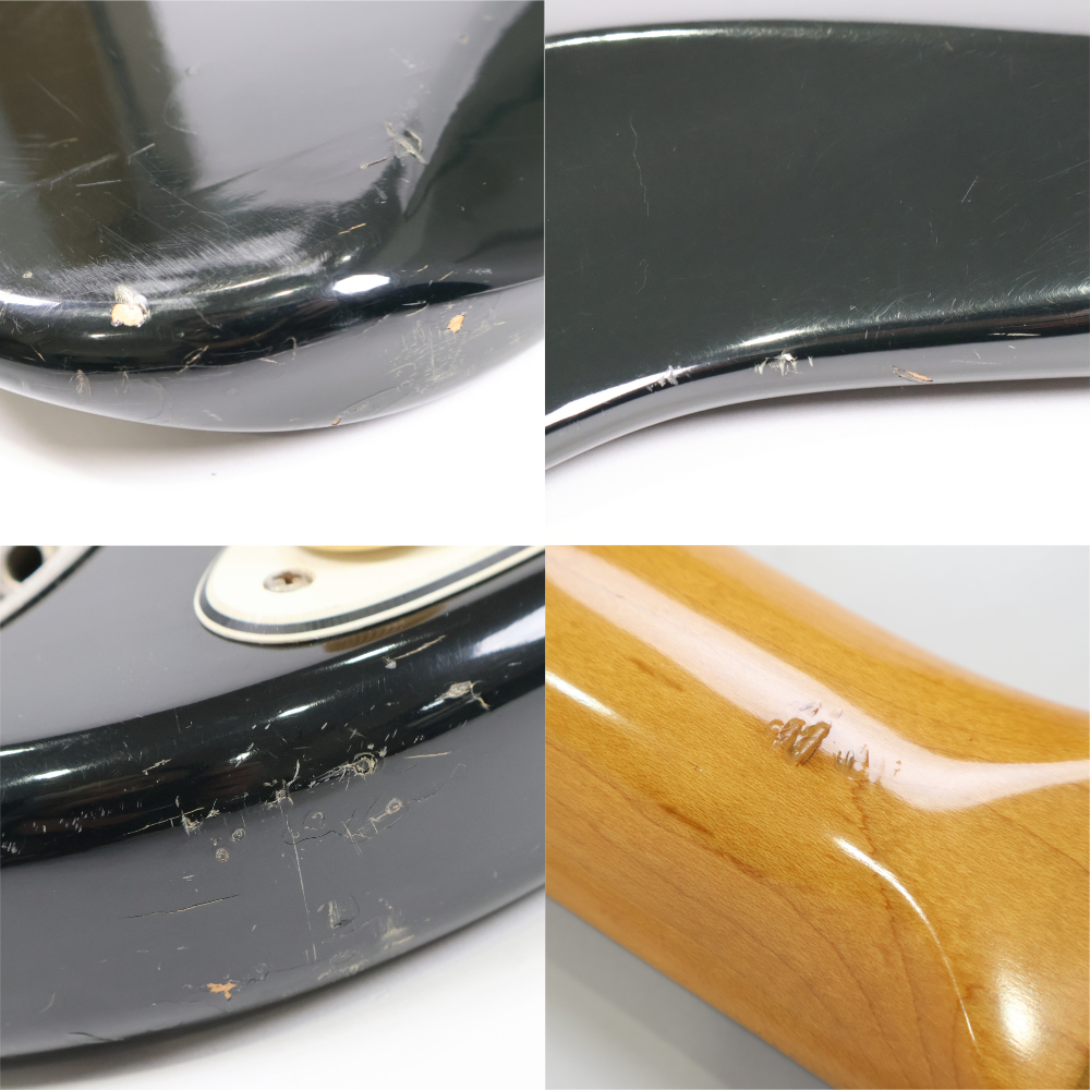 【中古】 Squier by Fender スクワイヤー SST-36 Stratocaster Black 1984年製 JVシリアル 日本製 ストラトキャスター エレキギター 詳細画像