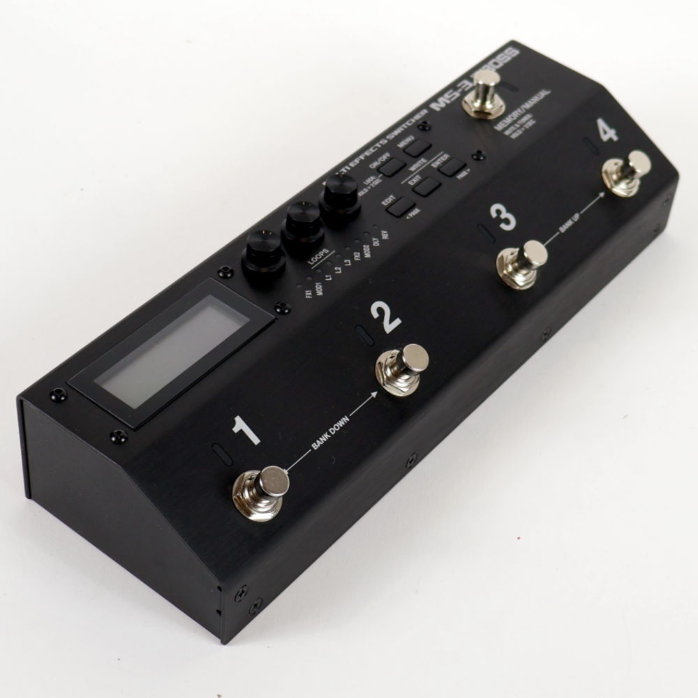 【中古】 BOSS MS-3 Multi Effects Switcher マルチエフェクター＆スイッチャーシステム 左サイド