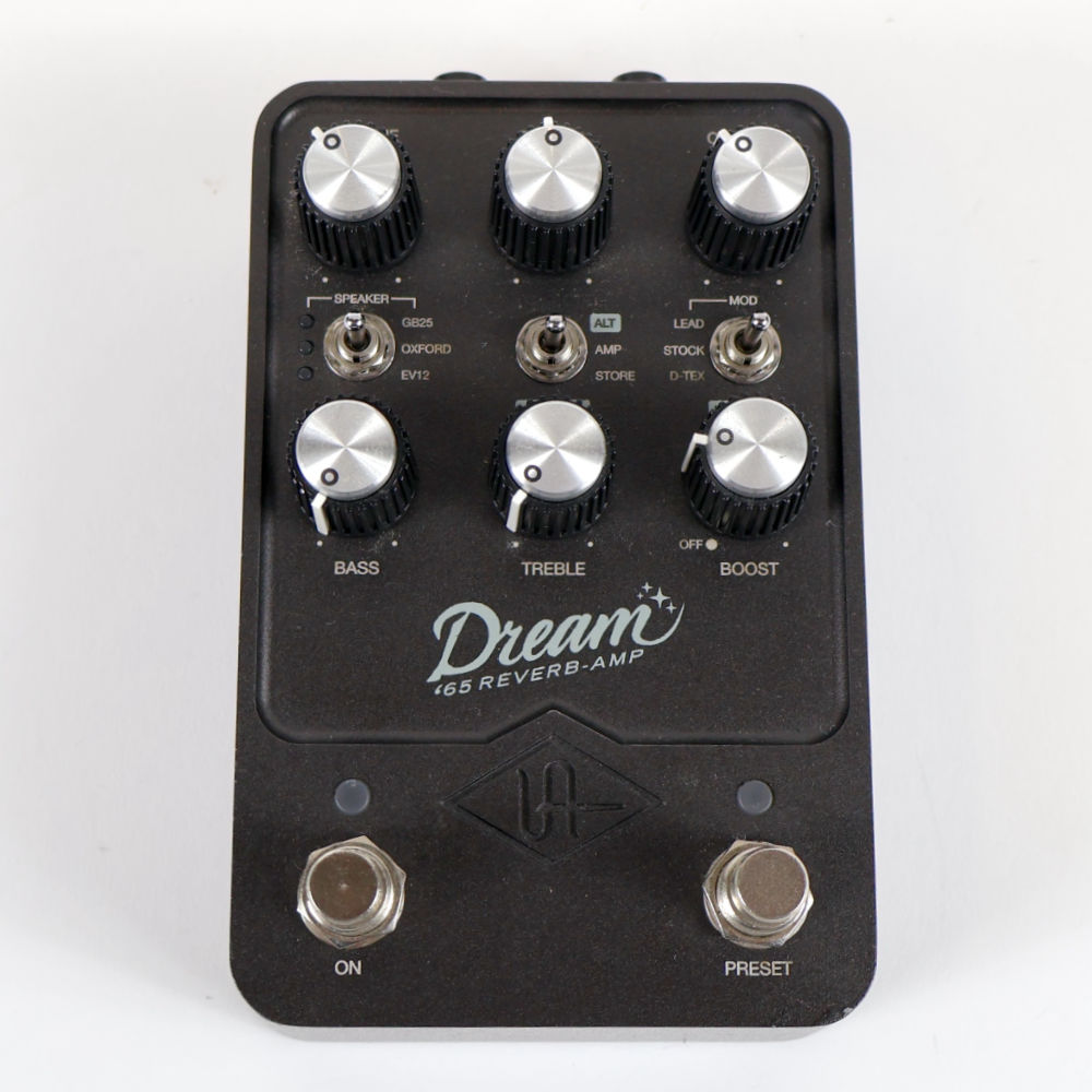 【中古】 Universal Audio UAFX Dream 65 Reverb Amplifier オーバードライブ アンプシミュレーター ギターエフェクター 正面