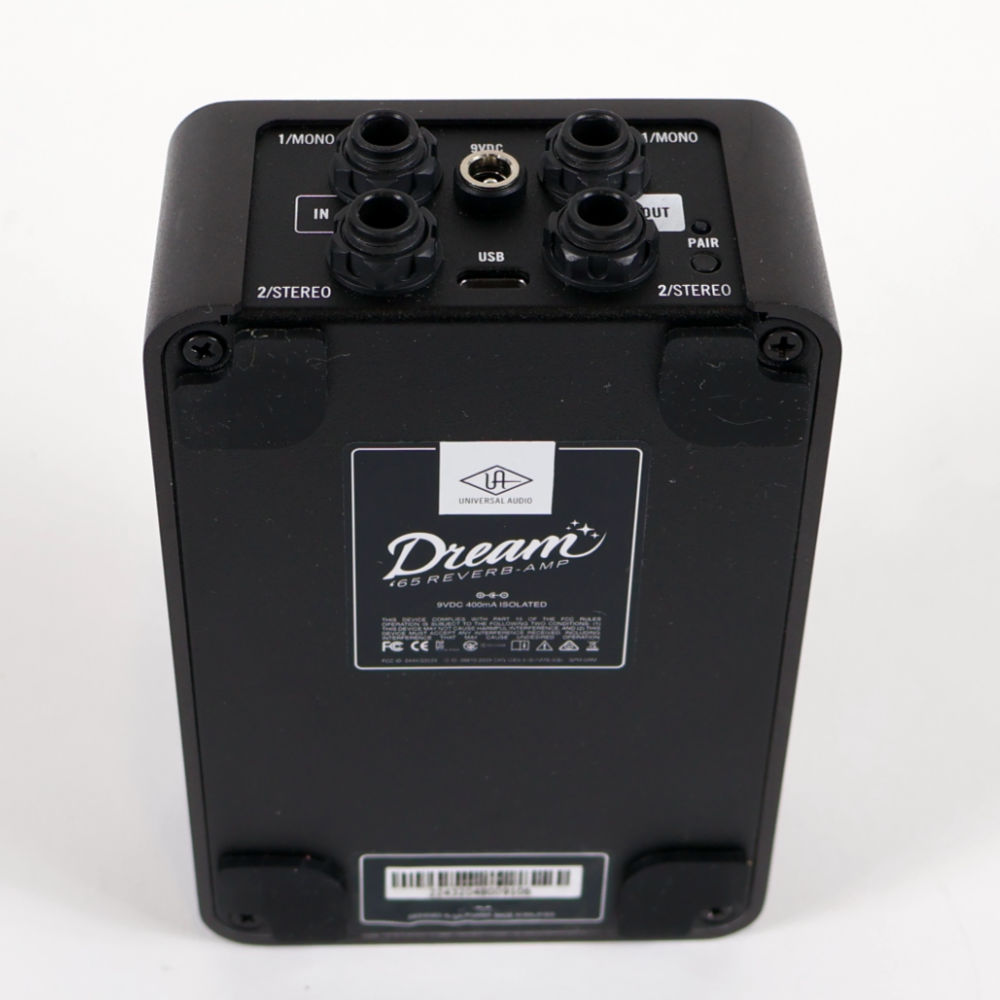 【中古】 Universal Audio UAFX Dream 65 Reverb Amplifier オーバードライブ アンプシミュレーター ギターエフェクター 裏面