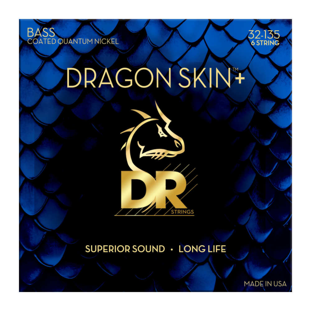 DR DBQ6-135 DRAGON SKIN＋Quantum Nickel for Bass MEDIUM TO HEAVY 6STRING 32-135 6弦エレキベース弦