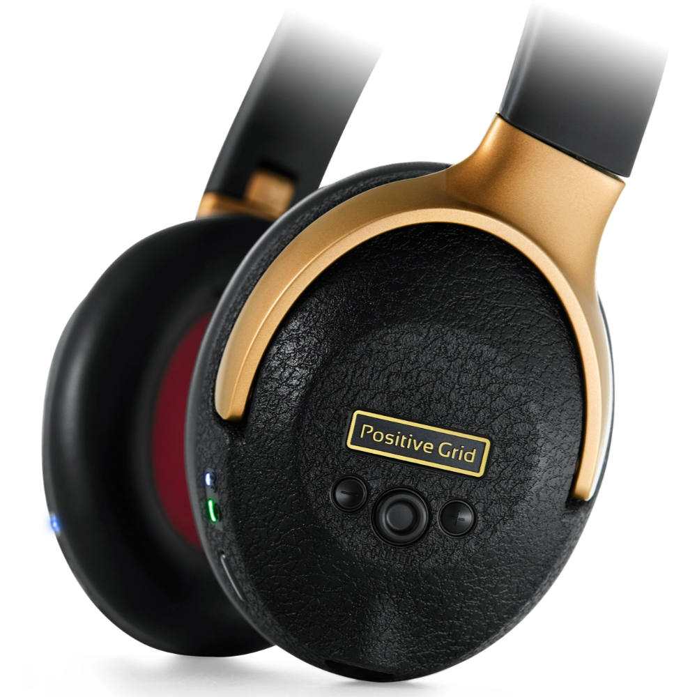 Positive Grid ポジティブグリッド Spark NEO ギター ワイヤレス ギターリグ ヘッドフォン サイド画像