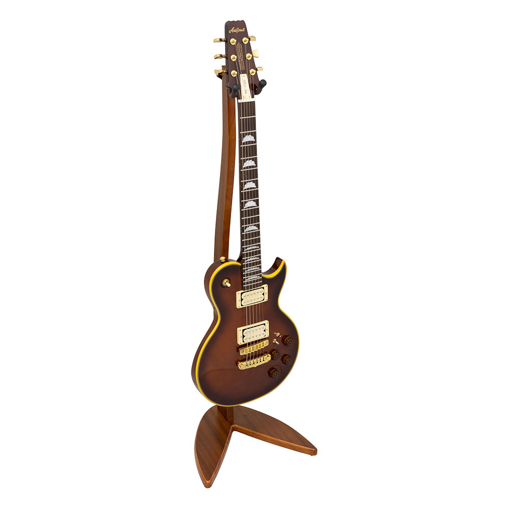 ARIA アリア WGS-100/SA Sapelli ギタースタンド 使用例