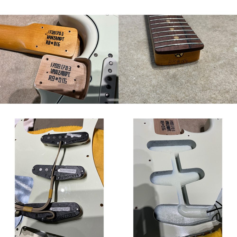 【中古】 エレキギター Vanzandt  STV-R2 Vintage White 2017年製 ST 60sスタイル アルダーボディー マダガスカルローズウッド指板 ヴァンザント ネック、ピックアップ