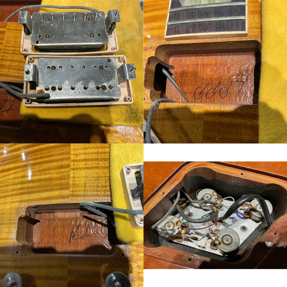 【中古】 エレキギター Gibson Les Paul Classic Premium Plus Trans Amber 1994年製 ギブソン レスポールクラシックプレミアムプラス 詳細画像