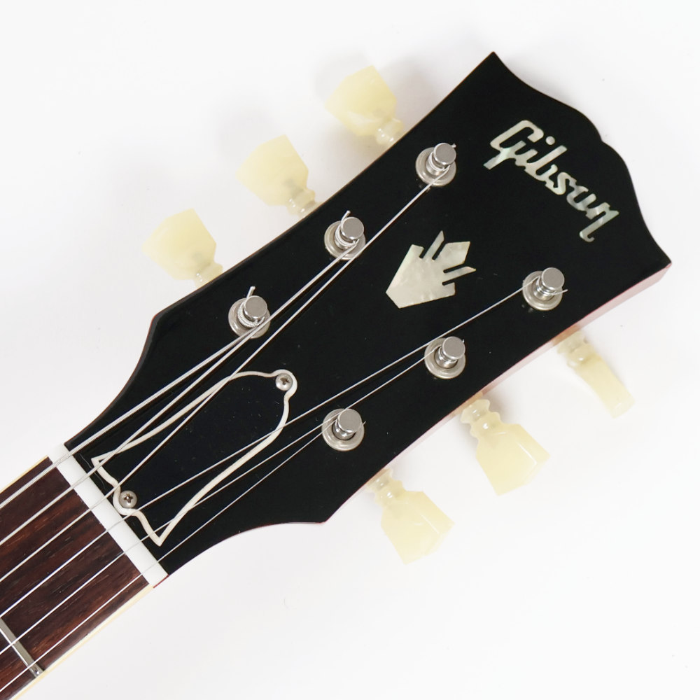 【中古】エレキギター Gibson Memphis Historic 1963 ES-335 VOS Sixties Cherry 2016年製 ギブソン メンフィス ES335 セミアコ ナイロンサドル ブロックインレイの63年仕様 ES-335TDC ヘッド