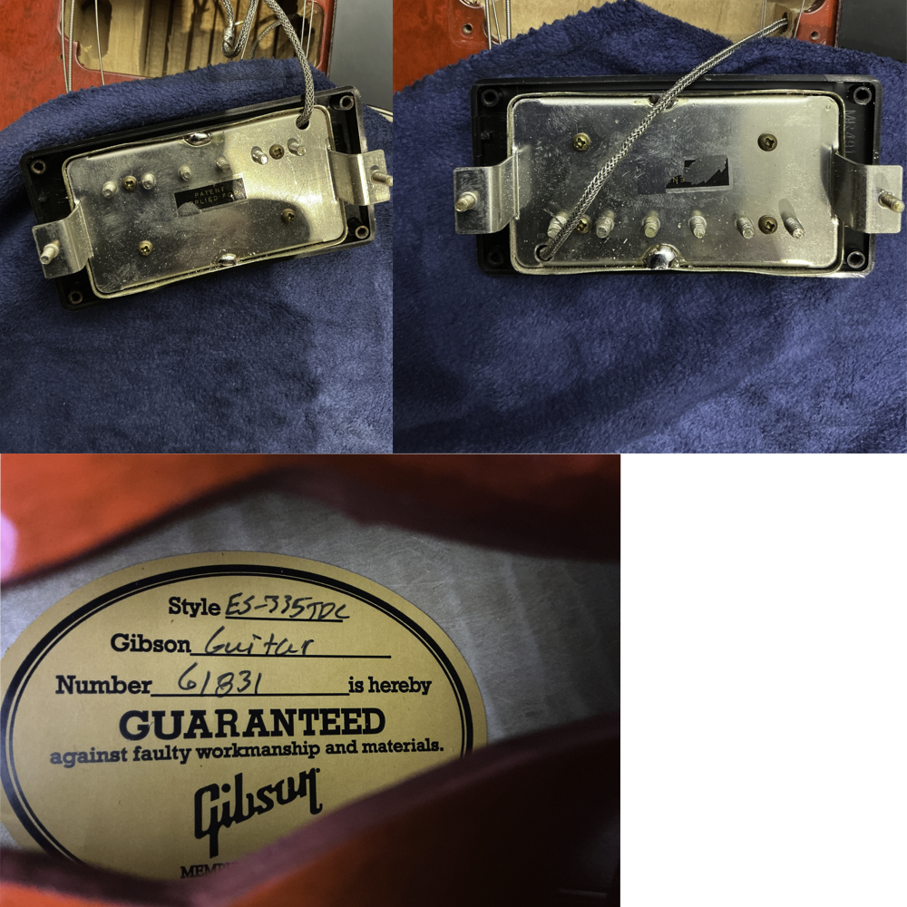 【中古】エレキギター Gibson Memphis Historic 1963 ES-335 VOS Sixties Cherry 2016年製 ギブソン メンフィス ES335 セミアコ ナイロンサドル ブロックインレイの63年仕様 ES-335TDC ピックアップ