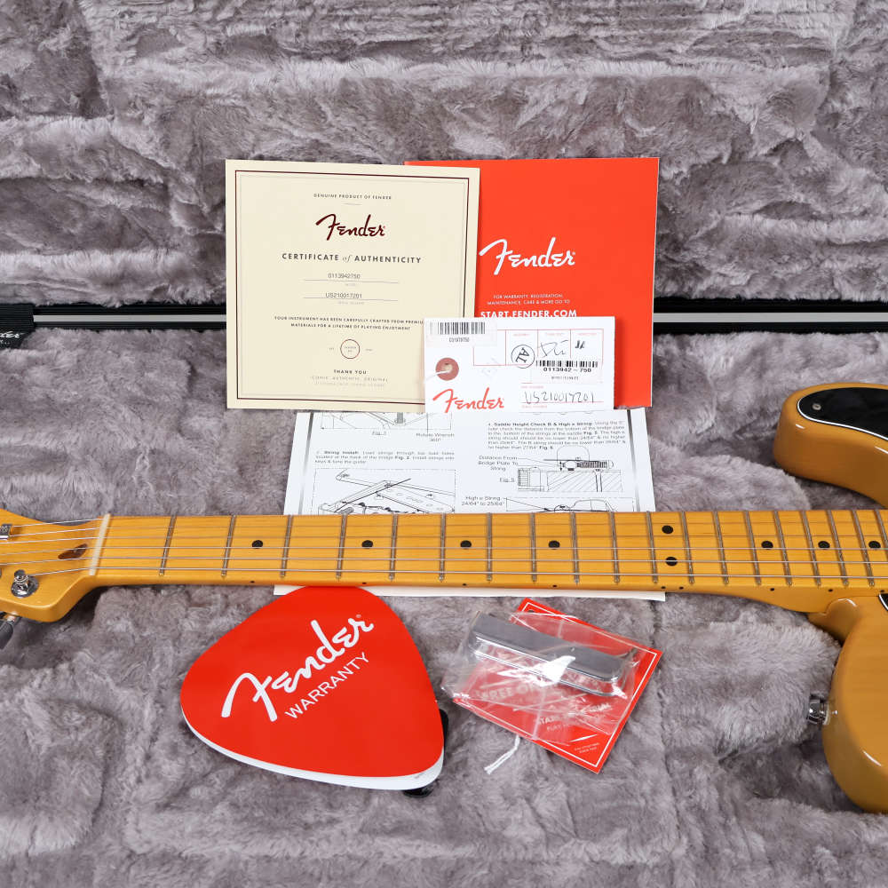 【中古】 エレキギター Fender American Professional II Telecaster Butterscotch Blonde 3.08kg 2021年製 フェンダー アメリカンプロフェッショナル2 テレキャスター バタースコッチブロンド 付属品