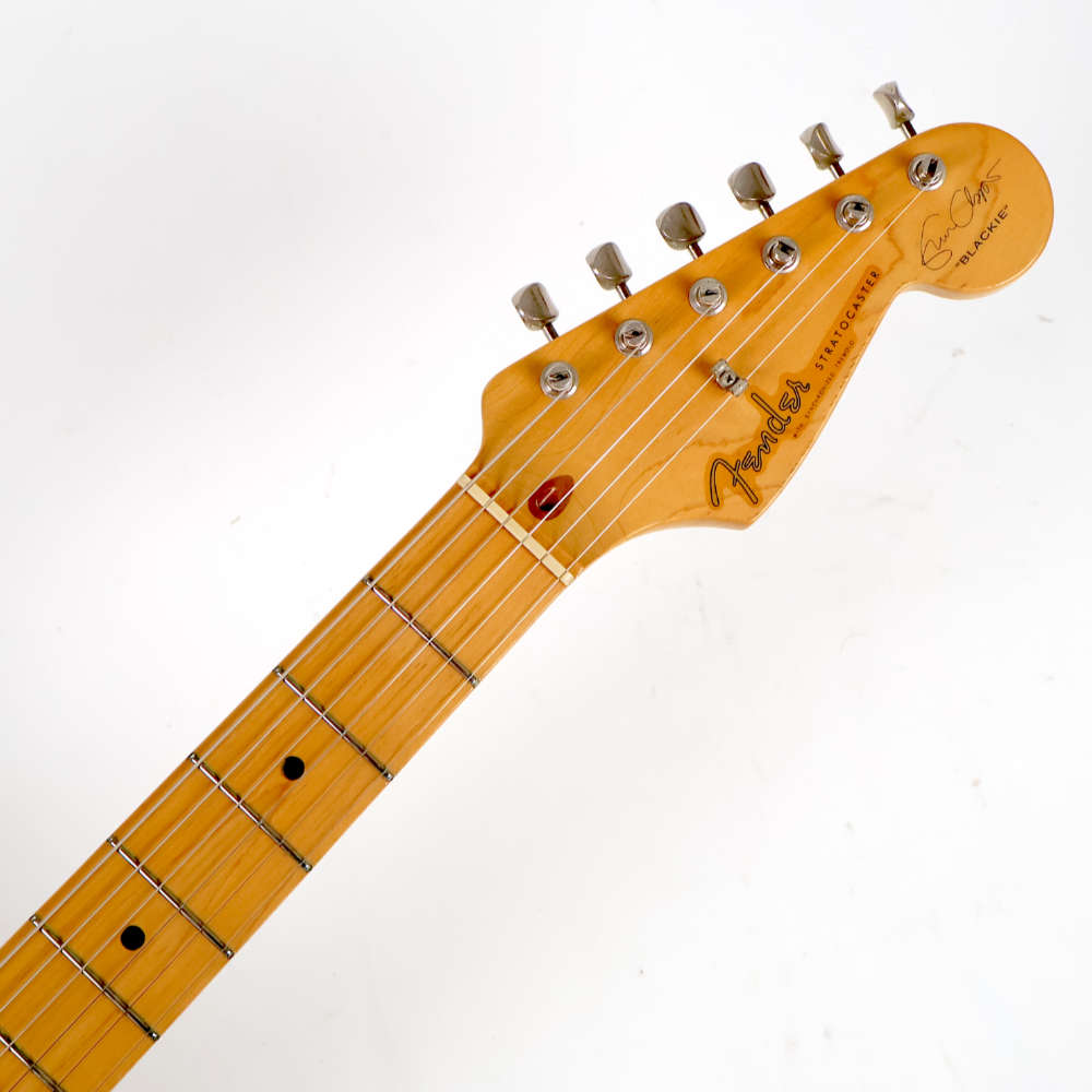 【中古】 エレキギター FENDER USA Stratcaster Eric Clapton with Lace Sensor Black 1998年製 フェンダー エリック・クラプトン ブラッキー ヘッド