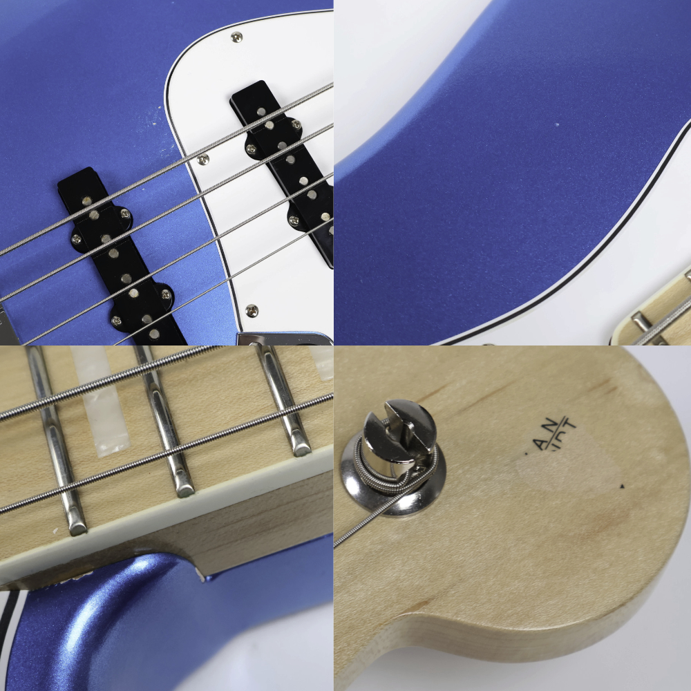 【中古】 エレキベース Vanzandt JBV-Custom Lake Placid Blue ヴァンザント ジャズベーススタイル 傷