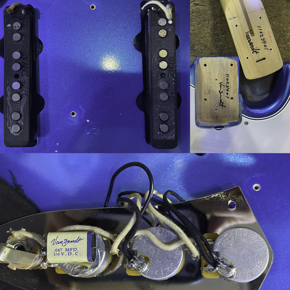 【中古】 エレキベース Vanzandt JBV-Custom Lake Placid Blue ヴァンザント ジャズベーススタイル キャビティー