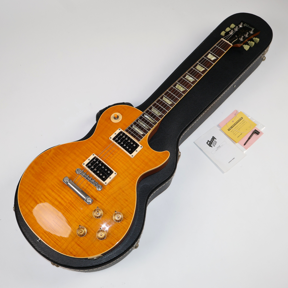 【中古】 エレキギター Gibson Les Paul Classic Premium Plus Trans Amber 1994年製 ギブソン レスポールクラシックプレミアムプラス