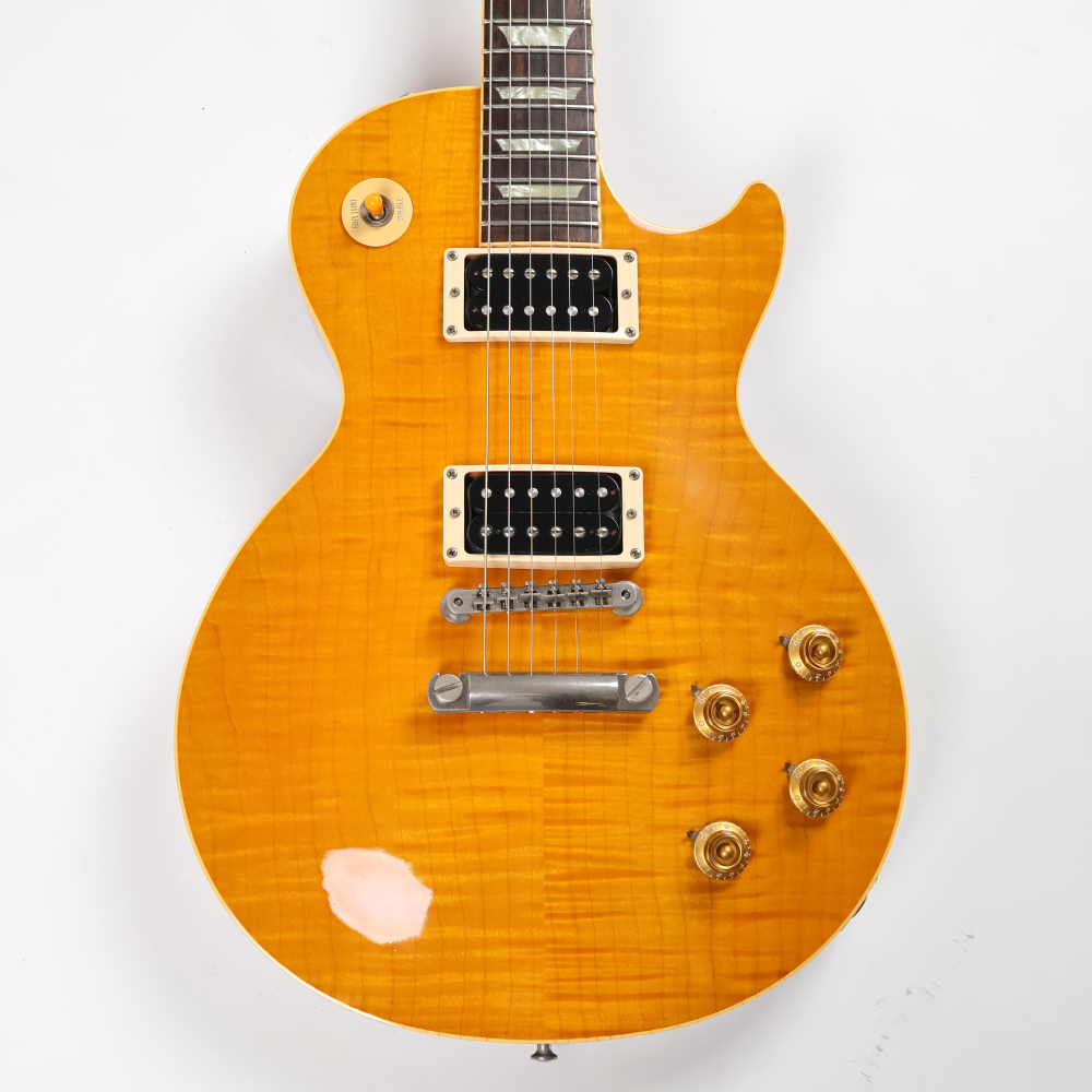 【中古】 エレキギター Gibson Les Paul Classic Premium Plus Trans Amber 1994年製 ギブソン レスポールクラシックプレミアムプラス 詳細画像