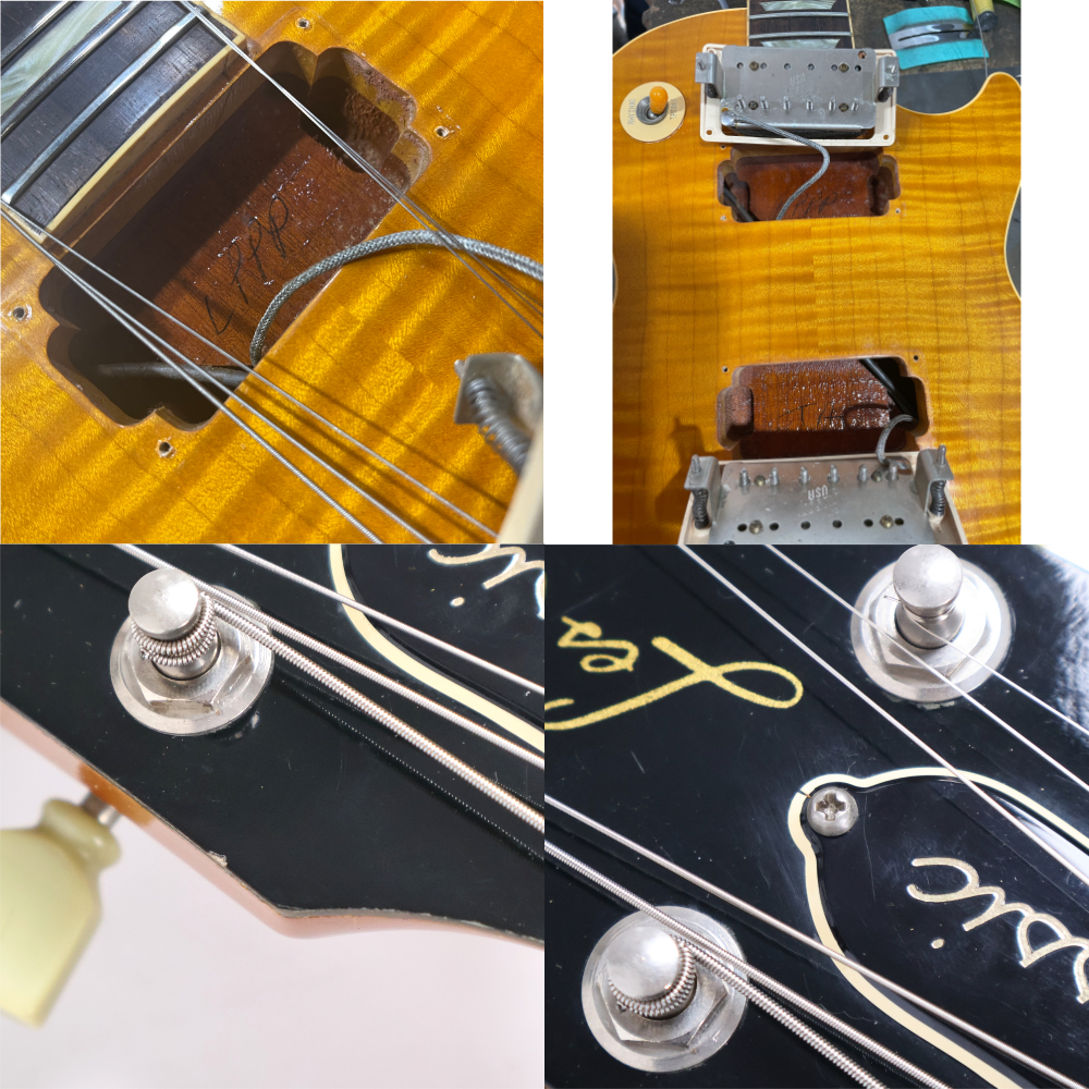 【中古】 エレキギター Gibson Les Paul Classic Premium Plus Trans Amber 1994年製 ギブソン レスポールクラシックプレミアムプラス 詳細画像