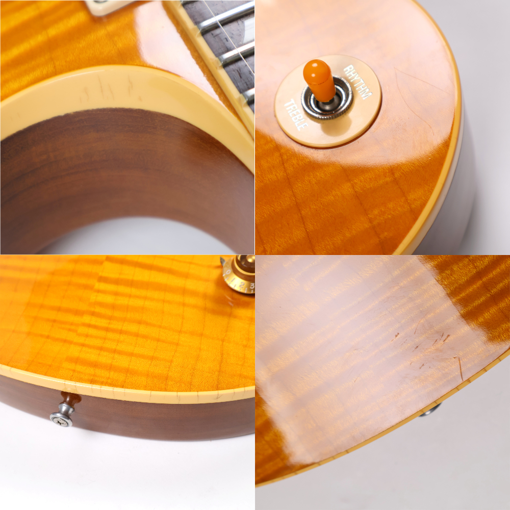 【中古】 エレキギター Gibson Les Paul Classic Premium Plus Trans Amber 1994年製 ギブソン レスポールクラシックプレミアムプラス 詳細画像