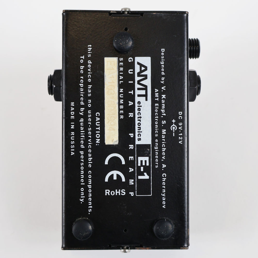 【中古】 AMT ELECTRONICS E-1 ギターエフェクター 本体画像 裏 