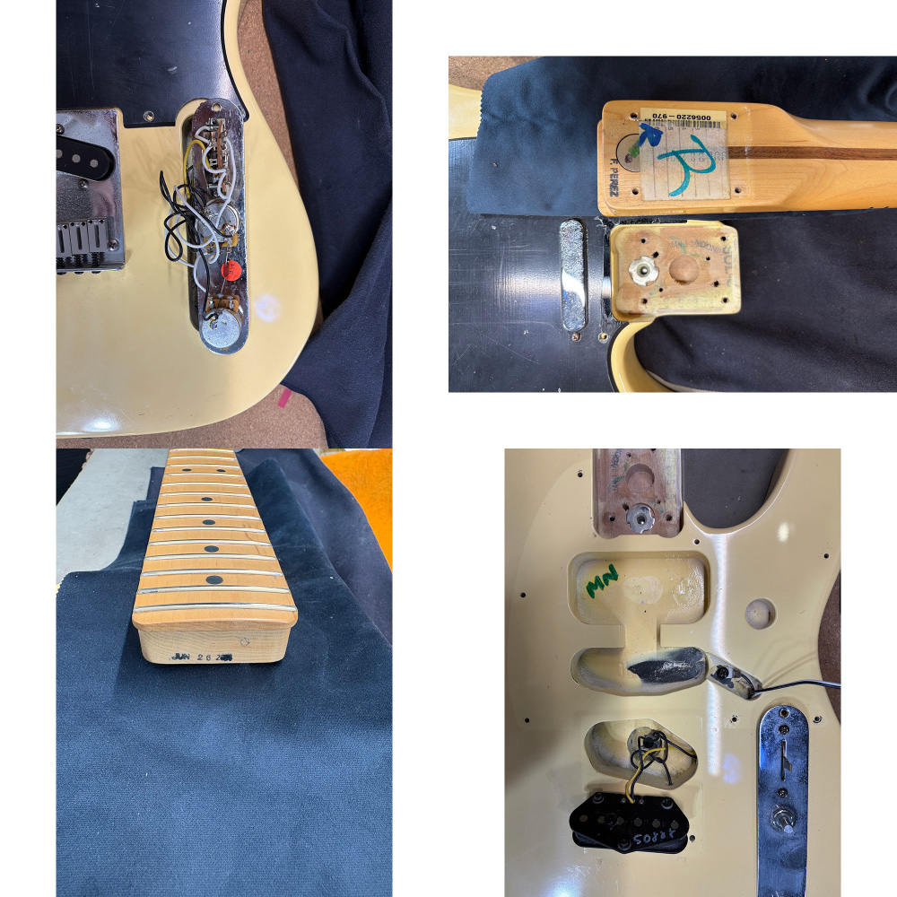 【中古】 エレキギター Fender American Telecaster Maple Fingerboard Vintage White 2004年製 フェンダー アメリカンテレキャスター アメスタ ピックアップ、ネック