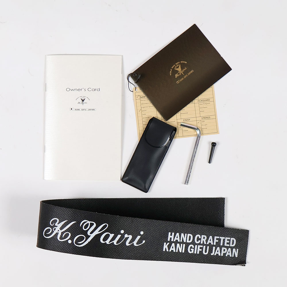 【中古】 アコースティックギター K.Yairi SO-PF2 2024年製 Kヤイリ 日本製 パーフェロー材を使用したコンパクトボディーのアコギ 付属品