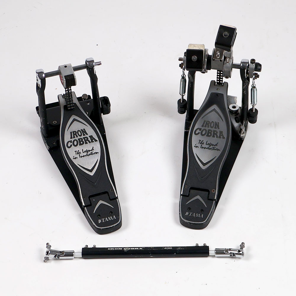 【中古】 ドラムツインペダル タマ TAMA HP900PSWN Iron Cobra 900 ドラムツインペダル