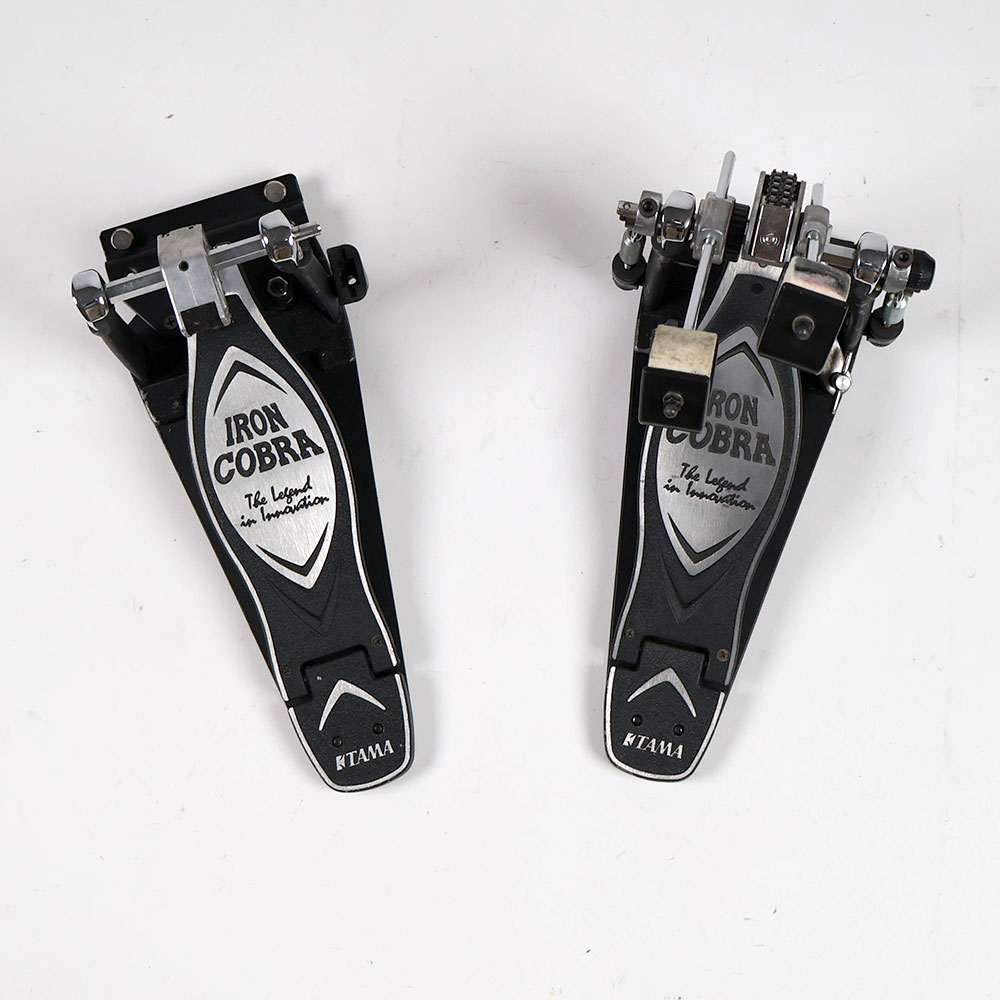 【中古】 ドラムツインペダル タマ TAMA HP900PSWN Iron Cobra 900 ドラムツインペダル 正面