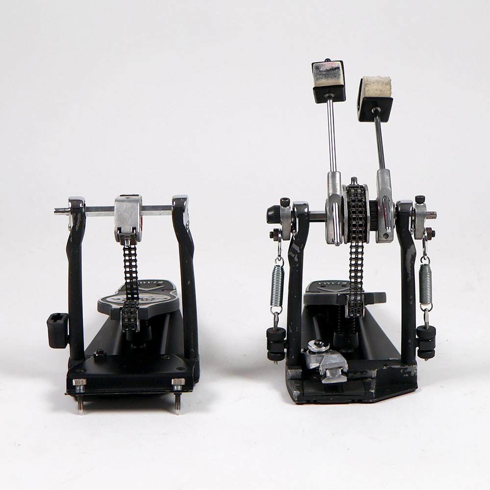 【中古】 ドラムツインペダル タマ TAMA HP900PSWN Iron Cobra 900 ドラムツインペダル 前面