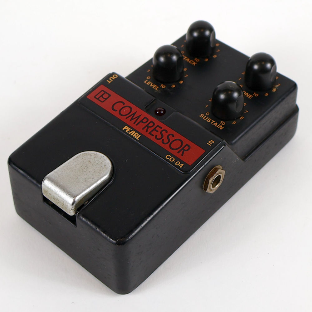 【中古】 コンプレッサー エフェクター Pearl CO-04 COMPRESSOR ギターエフェクター 右サイド