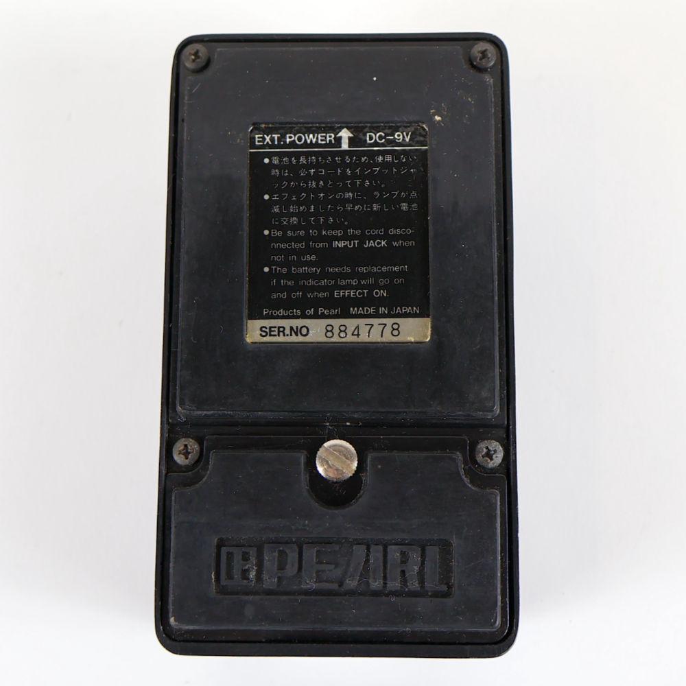 【中古】 コンプレッサー エフェクター Pearl CO-04 COMPRESSOR ギターエフェクター 裏面