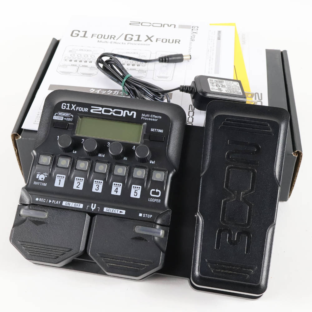 ZOOM G1X FOUR マルチエフェクター 中古品 G1X FOUR 中古】 ギターマルチエフェクター ZOOM G1X FOUR([USED] ズーム ギター