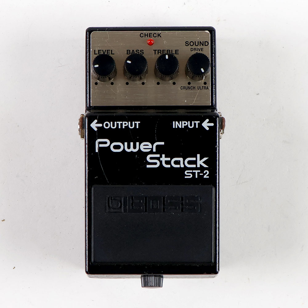 【中古】ディストーション エフェクター BOSS ST-2 Power Stack ギターエフェクター 正面