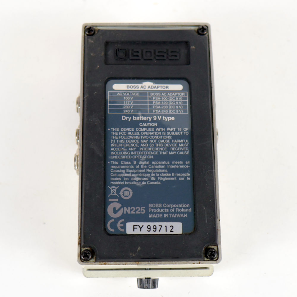 【中古】ディレイ エフェクター BOSS DD-7 Digital Delay ギターエフェクター デジタルディレイ 裏面