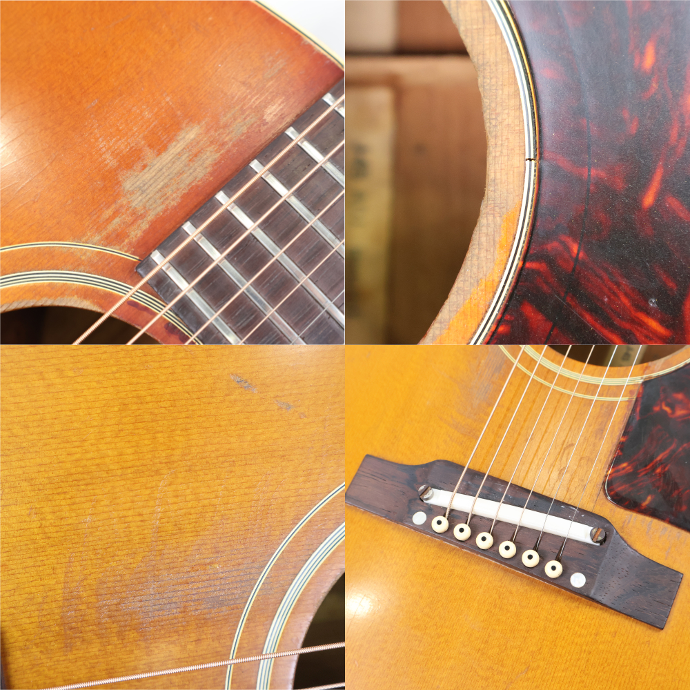 【中古】GIBSON ギブソン J-45 ADJ BRIDGE 1962年製 アコースティックギター 詳細画像