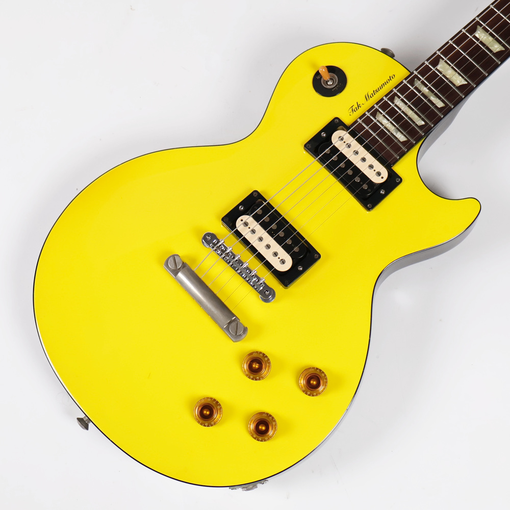 【中古】 エレキギター Gibson Tak Matsumoto Les Paul Canary Yellow 2000年製 ギブソン 松本孝弘モデル レスポール キャナリーイエロー ボディトップ