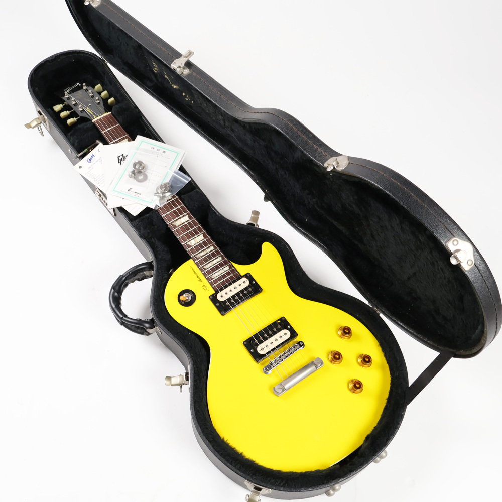 【中古】 エレキギター Gibson Tak Matsumoto Les Paul Canary Yellow 2000年製 ギブソン 松本孝弘モデル レスポール キャナリーイエロー ケース